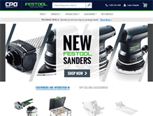 Tablet Screenshot of cpofestool.com